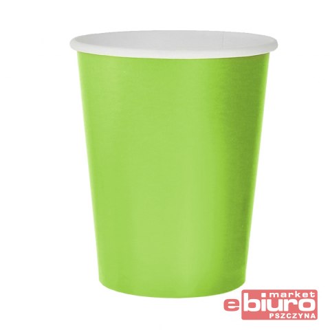KUBECZKI PAPIEROWE JEDNOKOL. ZIELONE 270ML 14 SZT