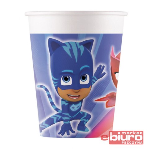 KUBECZKI PAPIEROWE PJ MASKS 200ML 8 SZT. GODAN