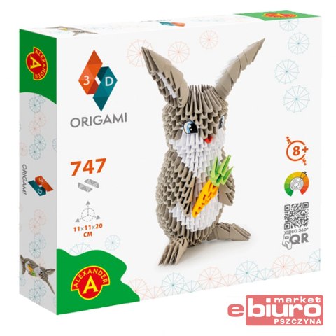 ORIGAMI 3D-KRÓLIK ALEXANDER