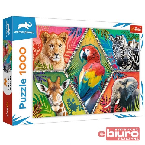 PUZZLE 1000 EGZOTYCZNE ZWIERZĘTA 10671 TREFL