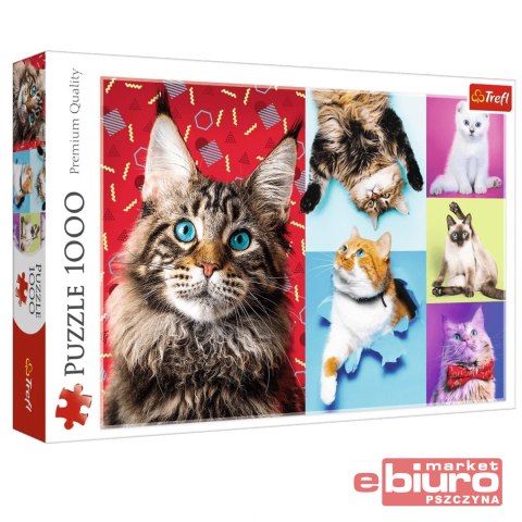 PUZZLE 1000 WESOŁE KOTY 10591 TREFL
