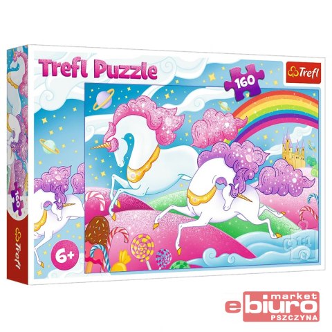 PUZZLE 160 TREFL 15372 GALOPUJĄCE JEDNOROŻCE