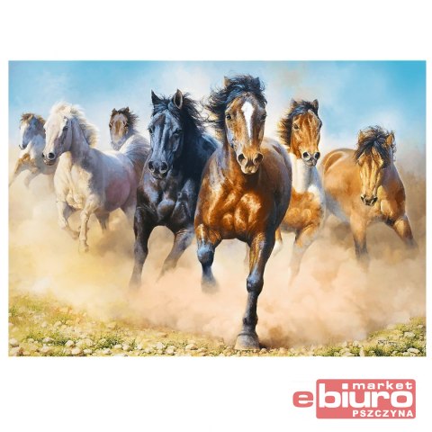 PUZZLE 2000 GALOPUJĄCE STADO KONII 27098 TREFL