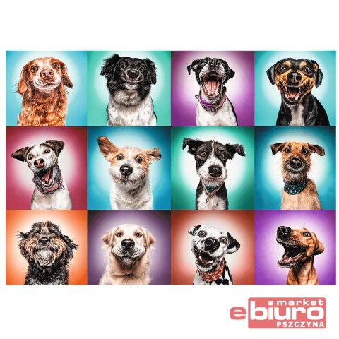 PUZZLE 2000 ZABAWNE PSIE PORTRETY II 27119 TREFL