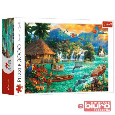 PUZZLE 3000 ŻYCIE NA WYSPIE 33072 TREFL