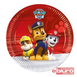TALERZYKI PAPIEROWE PAW PATROL 20CM 8SZT GODAN