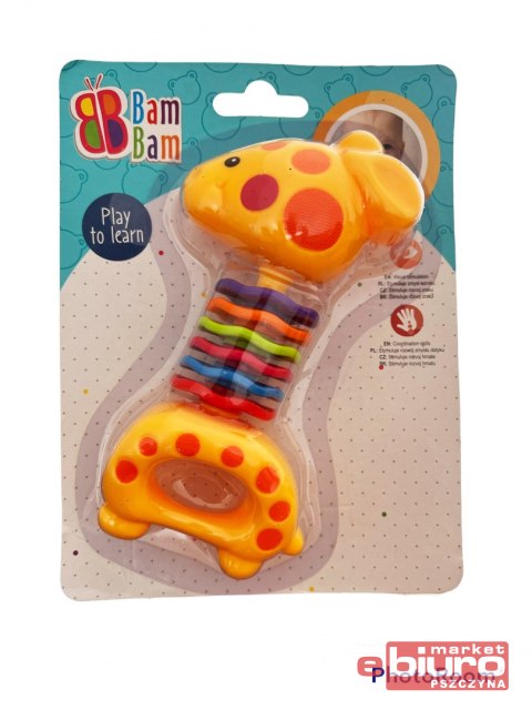 GRZECHOTKA ŻYRAFA BAMBAM 3m+