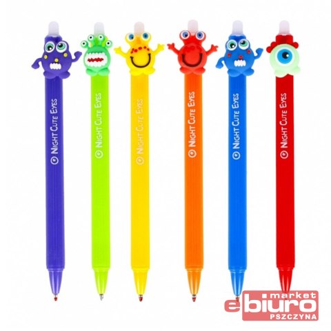 DŁUGOPIS ŚCIERALNY AUTOMATYCZNY 0,5 CUTE EYES STK