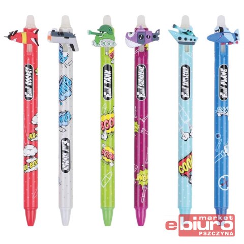 DŁUGOPIS WYMAZYWALNY BOO 0,7 4 KOLORY MIX MFP