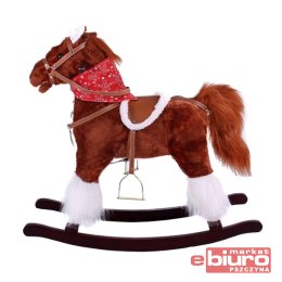 KOŃ NA BIEGUNACH BRĄZOWY 0535