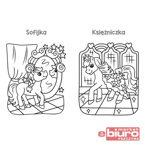 KUCYKI WESOŁE KOLOROWANKI 4+