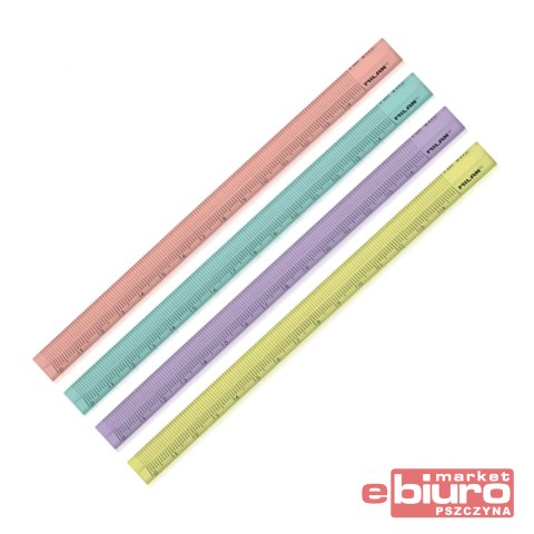 LINIJKA TRÓJKĄTNA 15CM LOOK MILAN