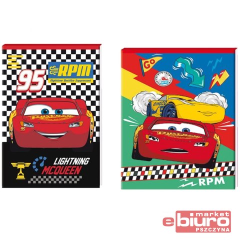 NOTES A6 30 KART Z PODDRUK CARS BENIAMIN