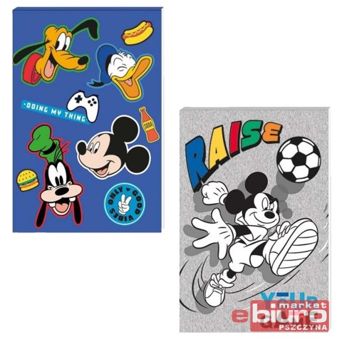 NOTES A6 30 KART Z PODDRUK MICKEY MOUSE BENIAMIN