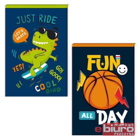 NOTES A6 30 KART Z PODDRUK NO NAME CHŁOPIEC BENIAM