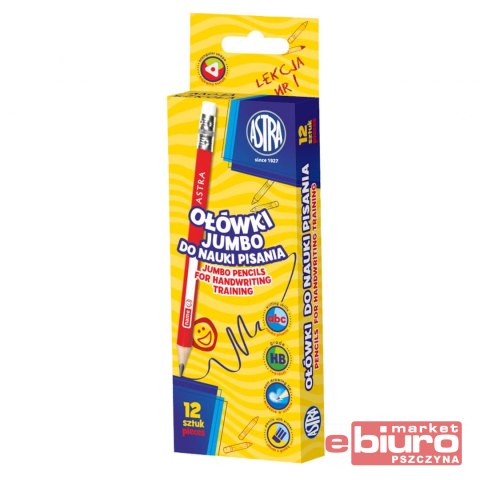 OŁÓWEK DO NAUKI PISANIA ASTRA A'12