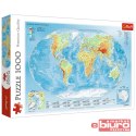 PUZZLE 1000 MAPA FIZYCZNA ŚWIATA 10463 TREFL