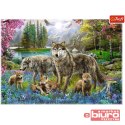 PUZZLE 1000 WILCZA RODZINA 10558 TREFL