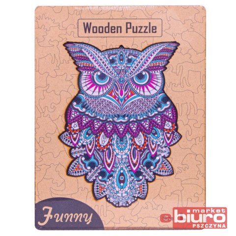 PUZZLE DREWNIANE SOWA NO-1006103 NORIMPEX