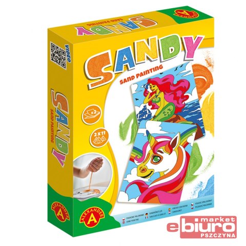 SANDY PIASKOWE MALOWANKI SYRENKA,JEDNOROŻ. ALEXAND