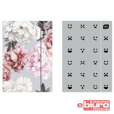 TECZKA Z GUMKĄ A4+ PP MIX 2 INTERDRUK