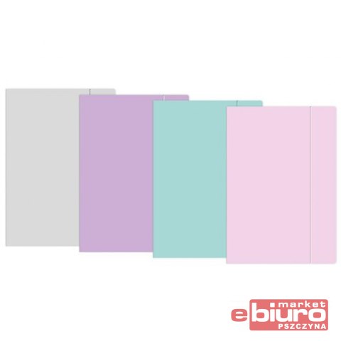 TECZKA Z GUMKĄ A4+ PASTEL A'10 INTERDRUK