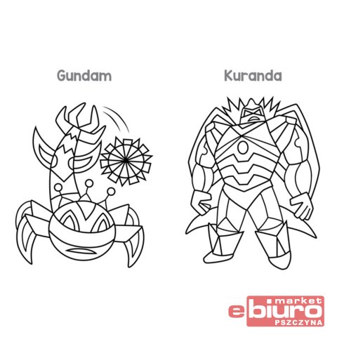 WESOŁE KOLOROWANKI 4+ ROBOTY