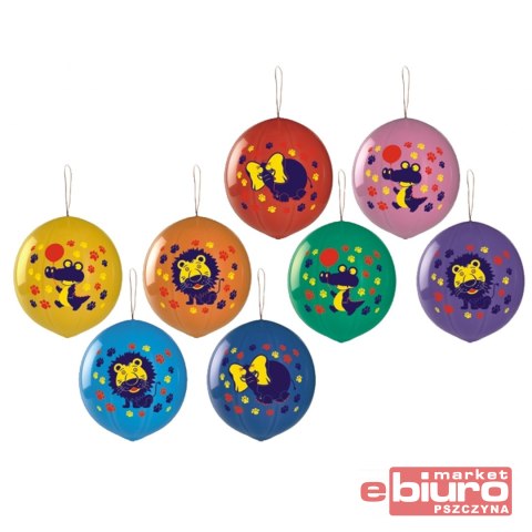 BALON GPBD1 PASTEL PIŁKA ZE ZWIERZĘTAMI 50SZT GODA