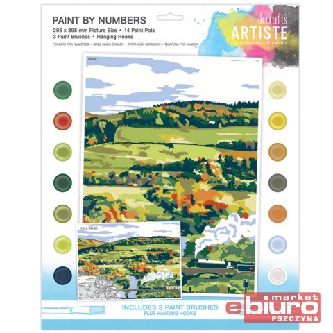 DUŻY ZESTAW DO MALOWANIA ARTISTE STEAM LANDSCAPE