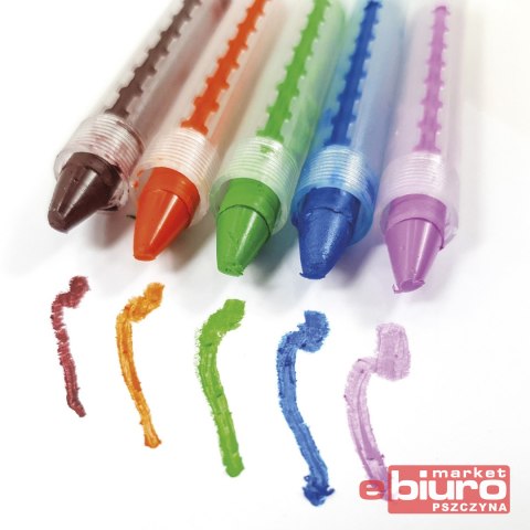 KREDKI DO TWARZY WYKRĘCANE 12 KOL KIDEA