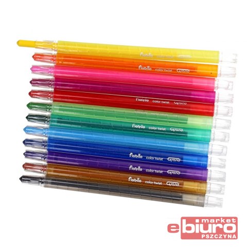KREDKI FIORELLO COLOR TWIST GRAND 12 KOLORÓW