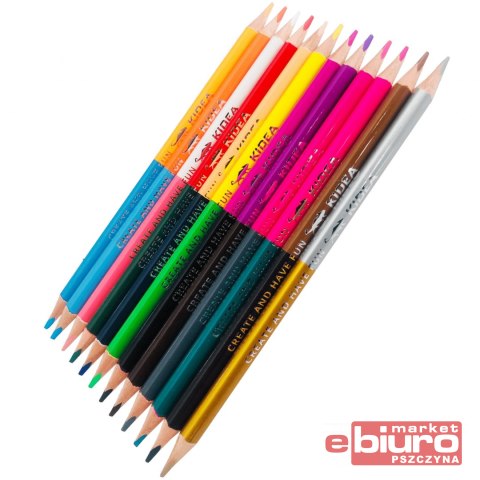 KREDKI DWUSTRONNE 24 KOL. KIDEA