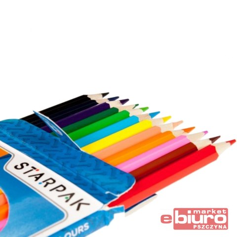 KREDKI OŁÓWKOWE 12 KOLORÓW PAW PSI PATROL STK