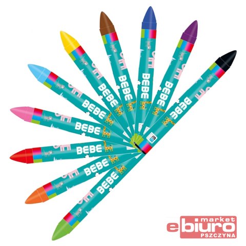 KREDKI ŚWIECOWE 10 KOLORÓW BB KIDS