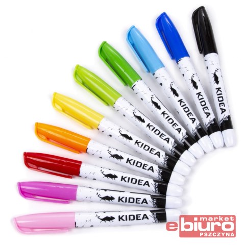 MARKERY DO OBUWIA I TKANIN 10 KOL KIDEA
