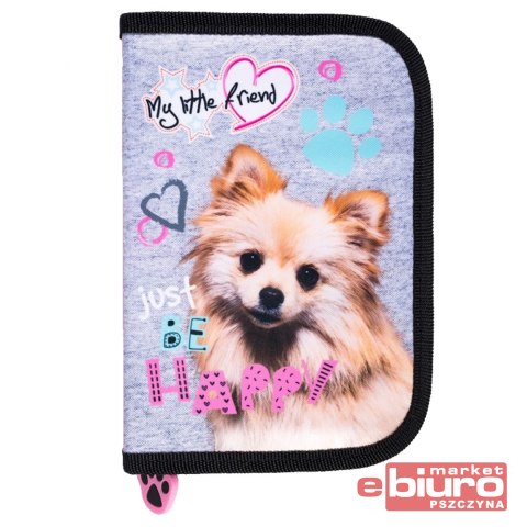 PIÓRNIK DWUKLAP BEZ WYP MY LITTLE FRIEND PINK DOG