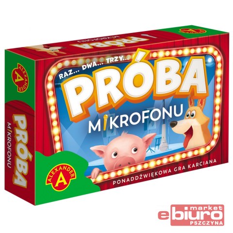 PRÓBA MIKROFONU ALEXANDER