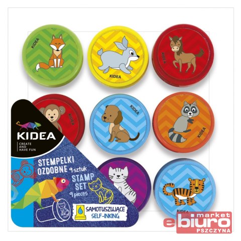 STEMPELKI OZDOBNE C 9SZT KIDEA