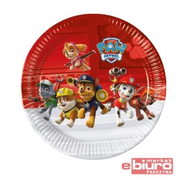 TALERZYKI PAPIEROWE PAW PATROL 23CM 8SZT GODAN