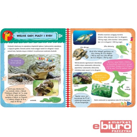 ALBUM Z NAKLEJKAMI. NIESAMOWITE ZWIERZĘTA