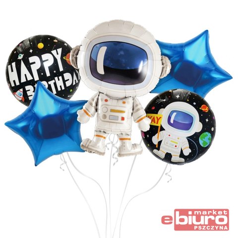 BALONY FOLIOWE ZESTAW KOSMOS 5SZT GODAN