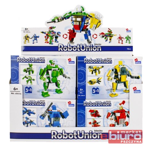 KLOCKI KONSTRUKCYJNE ALLEBLOX ROBOT 62-65 EL.