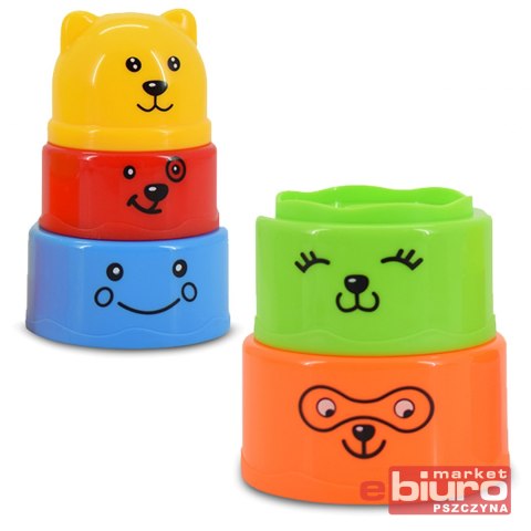 KOLOROWE KUBECZKI EDU&FUN ARTYK