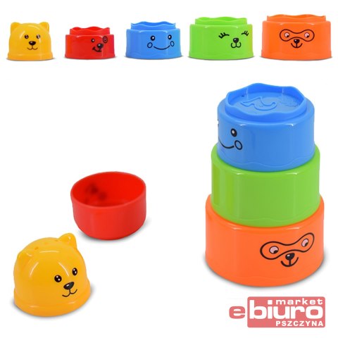 KOLOROWE KUBECZKI EDU&FUN ARTYK