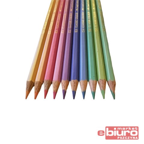 KREDKI OŁÓWKOWE ZAMEK 10 KOL. PASTEL FABER CASTELL