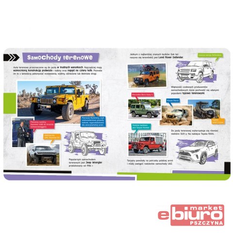 POJAZDY. ALBUM Z NAKLEJKAMI