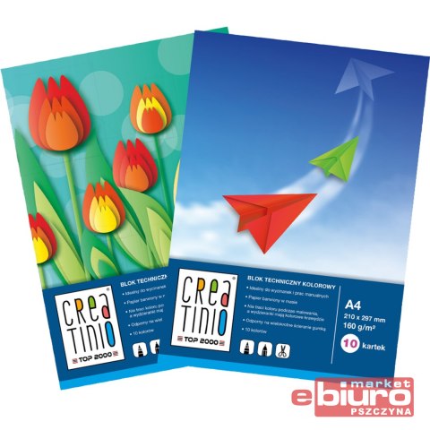 BLOK TECHNICZNY TOP CREATINIO A4 10K 160G KOLOR