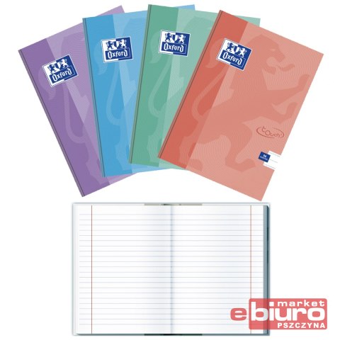 BRULION OXFTOUCH A5 96 KARTEK 90G LINIA PASTEL