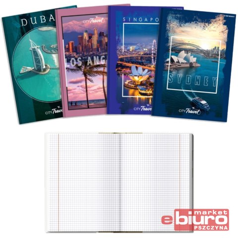 BRULION TOP CITY A4 96 KARTEK 70G KRATKA