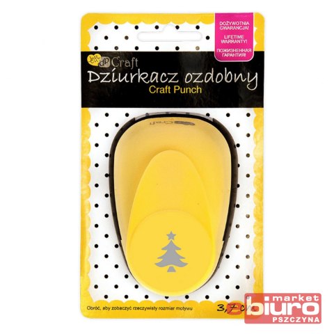 DZIURKACZ OZDOBNY 3,7CM CHOINKA JCDZ-115-137